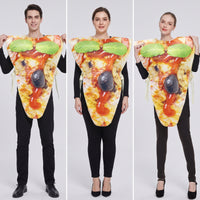 Pizza Slice Costume Unisex Pizza Costume Realistic Apparel for Adults, Stage Shows