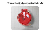 National Standard Compliant Fire Hose Reel 3C Certified Wall Mounted Fire Hose Reel All Copper Nozzle Thickened Steel Plate Base for Property Managers, Business Owners, Building Administrators, Commercial Buildings, Factories, Warehouses, Schools