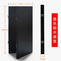 Large Capacity Paulownia Wood Fishing Float Display Box for Tackle Shops and Lure Samples