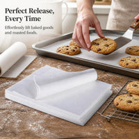 Non-Stick Parchment Paper for Baking and Frying, Greaseproof Oven Tray Liners