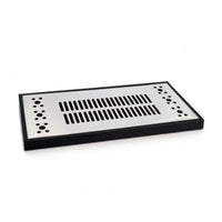 Stainless Steel Beer Spill Tray Commercial Spill Tray with Drain Sleek Polished for Kegerator