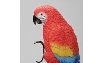 Hanging Parrot Figurine Animal-Themed Hanging Parrot Nature-Avian-Themed Decoration Ornament for Balcony, Planter