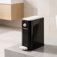Slim Trash Can with Foot Pedal Rectangular Step Trash Can Small Pedal Bin Easy to Clean for Bathroom