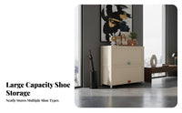 Flip down Footwear Organizer Large Capacity Flip Drawer Footwear Organizer Dustproof for Homeowners, Apartment Dwellers, Hallway, Living Room, Bedroom