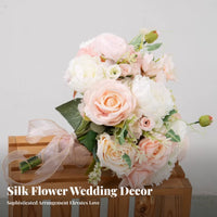 Realistic Artificial Flowers Heart-Shaped Floral Arch Romantic Theme Heart-Shaped Archway Elegant Arrangement Photo Backdrop Pollenpollenless for partners, Photographers, Party Hosts, Wedding Ceremony, Proposals, Proposal Setting, Ceremonies