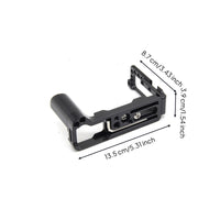 L-Shaped Fast-Release Plate Lightweight L-Shaped Camera Hand Grip Stable Camera Plate with Hand Grip for Videographers
