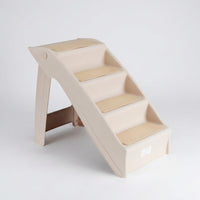 Dog Steps for Bed and Sofa with High Density Foam, Foldable Portable Pet Ramp for Small Breeds and Car Boot, Lightweight Design