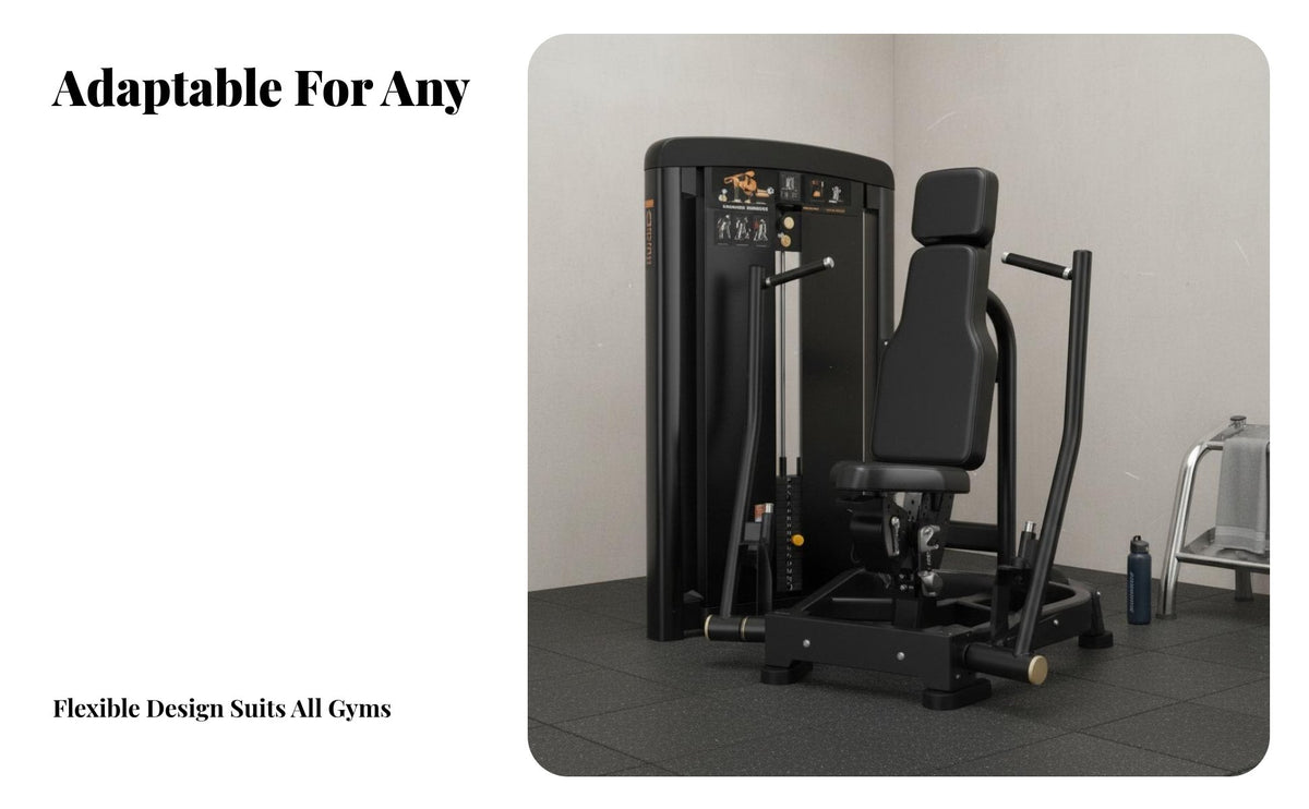 Cable Multi-Directional Machine Full Body Workout Adjustable Pulley Unit Sturdy Steel Frame Twin Adjustable Pulley Machine for Bodybuilders