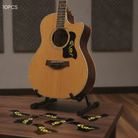10 Pieces Guitar Pickguard Decorative Acoustic Guitar Pickguard Replacement Pick Guard for Students