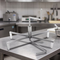 Crepe Forming Tool Heavy-Duty Crepe Spreader Batter Spreader with Crank Arm Rust-Resistant Utensil Easy to Use for Chefs
