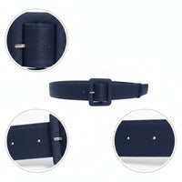 Dress Belt Wide Skirt Belt Dress Sash Adjustable Plain for Women, Casual Wear, Workwear