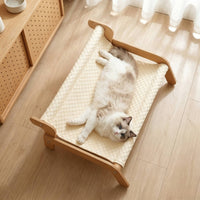 Raised Cat Lounge Lightweight Cat Sofa Cozy Kitty Lounge Chair Sturdy for Cats, Small Pets, Living Room