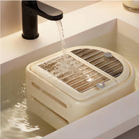Bathroom Tissue Box with Storage Space Saving