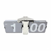 Desktop Flip Clock Large Numbers Flip Clock Powered Home Decor for Living Room, Desk