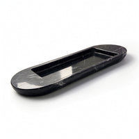 Fruit Tray Sculptural Stone Tray Tabletop Ornament Polished Centerpiece Smooth for Coffee Table, Entryway