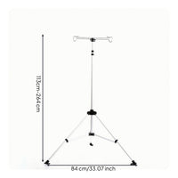 Height Adjustable Camping Lantern Stand with Tripod Portable Camping Lantern Stand Telescopic Foldable for Campers, Backpackers, Backyard, Patio