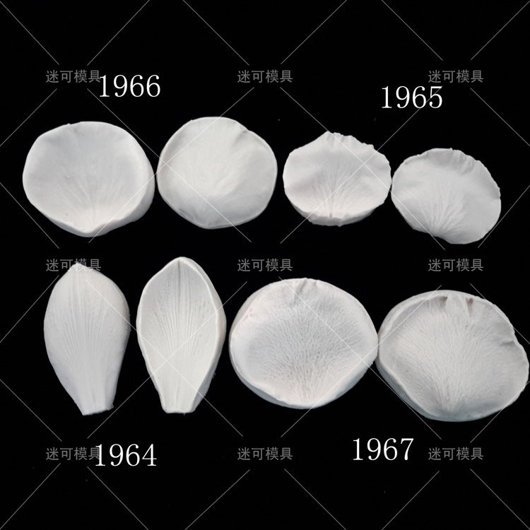 Fondant Rose Petal Veiner and Leaf Mold Set for DIY Baking