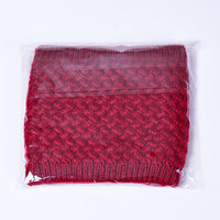 Unisex Winter Knit Neck Warmer - Thickened Fleece Lined Neck Gaiter for Cold Weather