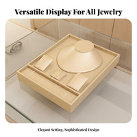 Necklace Earring Band Display Board Wear-Resistant Jewelry Set Display Tray Countertop Jewelry Presentation Tray Even Edges