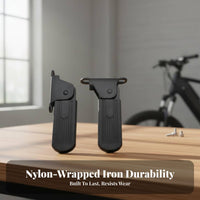 2 Pieces Foldable Foot Pegs Easy Installation Front Mount Foot Pegs Anti-Slip Surface Footrest for Kids, Children