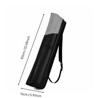 Nine-Slot Billiard Cue Bag Adjustable Shoulder Strap Multi-Cue Storage Bag Wear-Resistant Sports Accessory for Travel