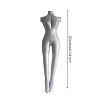Portable Inflatable Mannequin Easy Storage Inflatable Body Form Eco-Friendly PVC for Street Stall
