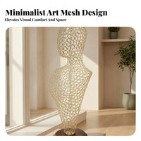 Gold Metal Hat Display Stand Tall Wire Mannequin Head Stable Mannequin Bust Stand Long-Lasting