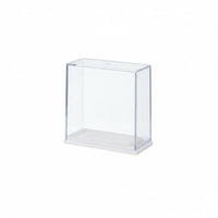 Enclosed emblem Case Transparent Collectible badge Holder Clear View for Anime Fans