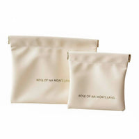 No Zipper Press Top Pouch Lightweight Self-Closing Earph Single Case Easy to Clean for Travelers, Men, Daily Use, Handbag Organization