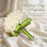 Artificial Roses Wedding Bouquets Bride PE Foam, Wedding Bouquets Anniversary Celebration, Bouquets Home Wedding Artificial