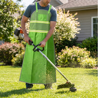 Garden Apron with Pockets Waterproof Mowing Apron Breathable for Gardeners, Yard Work