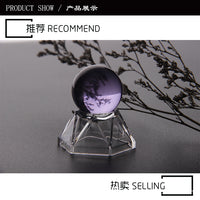 Acrylic Crystal Ball Display Stand Sphere Holder for Feng Shui Ornaments