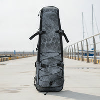 Paddle Board Backpack with Side Handles Padded Paddle Board Backpack Large Capacity Kayak Equipment Bag with Bungee Lacing for Outdoor Trips