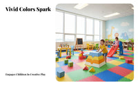 17 Pieces Promotes Movement Skills Sensory Training Block Set Long-Lasting Toddler Soft Climber Set Educational Toddler Indoor Play Gym Easy to Clean for Toddlers, Preschoolers, Kids