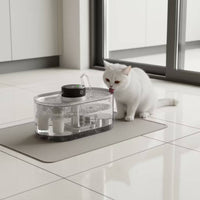 Cat Water Fountain Cordless Automatic Cat Water Fountain Rechargeable Wireless for Cats, Feeding Station, Living Room