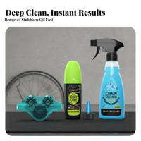 Cycle Chain Cleaner Rotating Brush Bike Chain Cleaning Tool Easy To Use Drivetrain Cleaning Tool