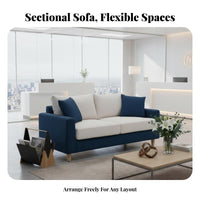 firm-density Foam pad Fabric Armchair with Wooden Legs sturdy Wood Frame Commercial Furniture Multiple Color choices Reception Couch Minimalist design for Business Owners, Office Managers, Interior Designers, Waiting Room, Lounge