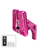 Cycle Rack Riser Bracket CNC-Machined Front Carrier Block with Clamp Fast-Release Bike Fork Mount for Cyclists, Commuters, Folding Bikes