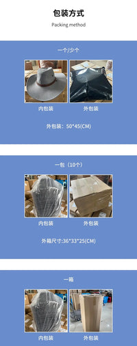 美式复古西部牛仔帽男礼帽遮阳爵士帽英伦夏季防大檐帽子女骑士