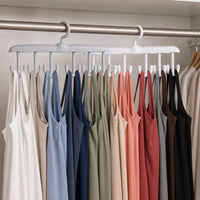 Multi-Hook Rotating Hanger for Ties, Belts, and Tank Tops - 12 Hooks