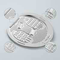 3-in-1 Stainless Steel Rice Washer Basin with Grater and Slicer for Vegetables and Fruits