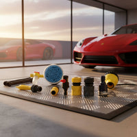 Rotating Car Wash Brush High Pressure Long Handle Car Wash Mop Scratch Chenille for Driveway