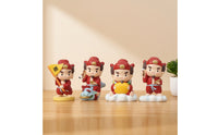 Scholar Figurine Traditional Chinese Style Figurine Painted for Collectors