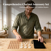 Light Beige Clarinet Pad and Cork Set High Quality Clarinet Repair Kit