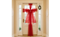 Elegant DIY Door Bow Decoration