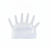 PVC Hand Band Holder Glossy Hand-Shaped Band Stand 6-Finger Jewelry Display Stand Desktop