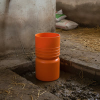Ribbed Manure Plug Plastic Wastewater Plug Heavy-Duty Leakproof for Farmers, Pig Farms, Septic Pits