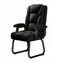 Ergonomic Design Mesh spine Guest Chair Padded Seat padding Office Furniture long-lasting Metal Frame Reception Seating Sled Base for Guests, Visitors, Meeting Attendees, Conference Room