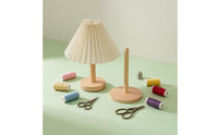Wooden Spool Holder Unattached Standing Wood Spool Stand Space Saving