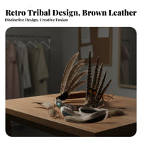 Feather Headdress Real Feathers Tribal Feather Headdress Hippie Costume Head Our Team Ar Handmade for All Genders